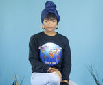 Black Unisex Sweatshirt - World 🌎 In Prints